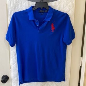 Boys XL Ralph Lauren Polo with large polo emblem. Excellent Condition